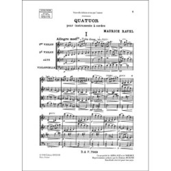 Quatuor - Parties séparées