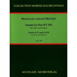 Sonate en Mib Majeur Kv 292