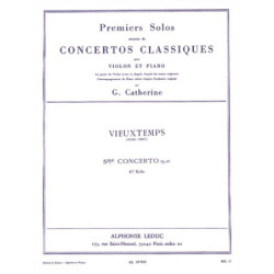 Concerto opus 37 n°5 en la...