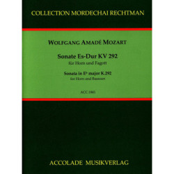 Sonate en Mib Majeur Kv 292