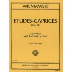 Etudes - Caprices Opus 18