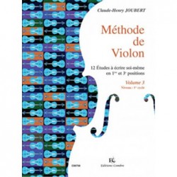 Méthode de Violon Vol. 3