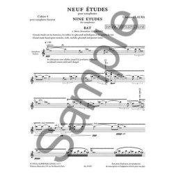 9 Etudes cahier 3