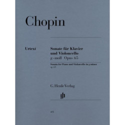 Sonate Op. 65 en sol mineur