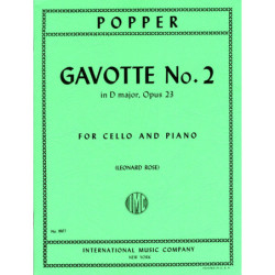 Gavotte n°2 Opus 23 en Ré...