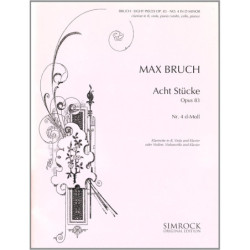 8 Pièces Opus 83 n° 4 en ré...