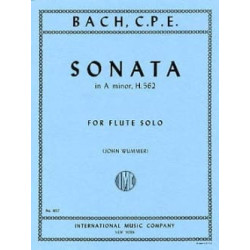 Sonate en la min H 562
