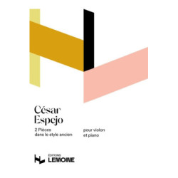 2 Pièces dans le style ancien