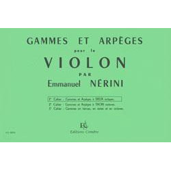 Gammes et arpèges 1er cahier
