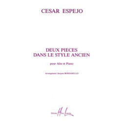 2 Pièces dans le style ancien