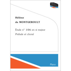 Etude n° 106 en si Majeur -...