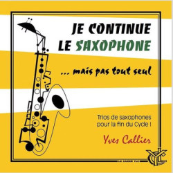 Je continue le saxophone...