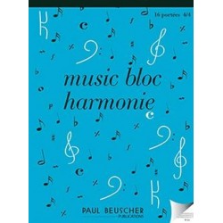 Bloc - Notes Harmonie 4 x 4...