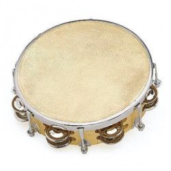 Tambourin en peau naturelle...