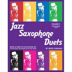 Jazz Saxophone Duets volume 3