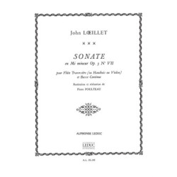 Sonate En Mi mineur Op.3 N°VII