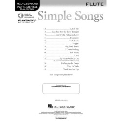 Simple Songs -  saxophone alto
