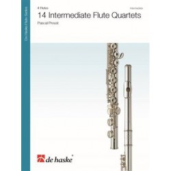 14 Intermediate Flute Quartet