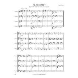 14 Easy trumpet quartet