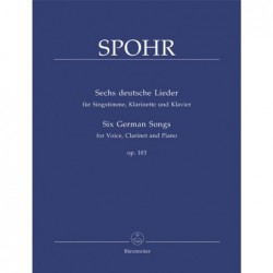 Sechs Deutsche Lieder Op. 103