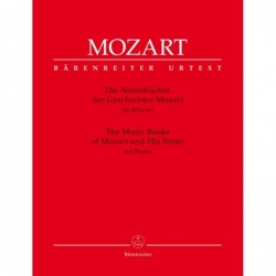Livre de musique de Mozart...