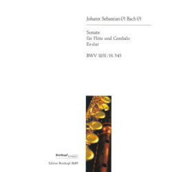 Sonate BWV 1031 en Mib Majeur