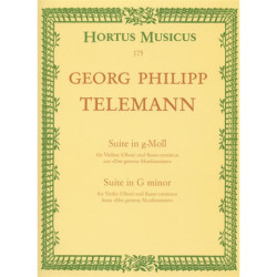Suite TWV 41:g4 en sol mineur