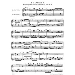 Sonates canoniques op.5 TWV...