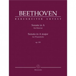 Sonate Opus 101 en la Majeur