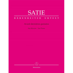 Avant-dernières pensées