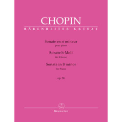 Sonate en si mineur Opus 58