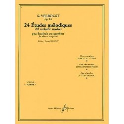 24 Etudes mélodiques Op. 65...