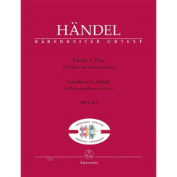 Sonate Hwv 365 en do Majeur