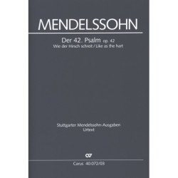 Der 42 Psalm Op. 42 "Wie...
