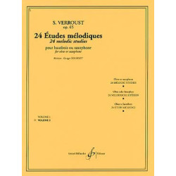 24 Etudes mélodiques Op. 65...