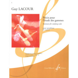 Précis pour l'étude des gammes