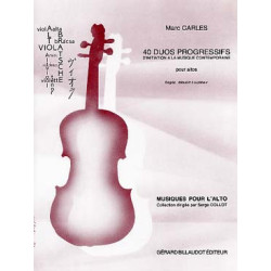 40 Duos progressifs