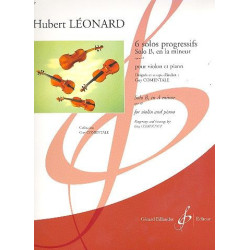 6 Solos progressifs, Solo B...