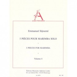 5 Pièces pour Marimba Volume 4