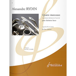 QUATRE MORCEAUX (clarinette...